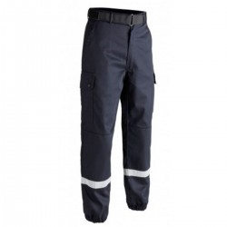 Pantalon ambulancier coupe ajusté avec bande