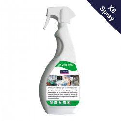 Pack 6 spray désinfectant bactéricide et virucide