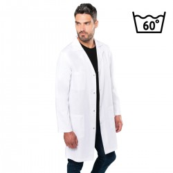 Blouse blanche médicale en coton lavable 60°