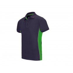 POLO BICOLORE MANCHES COURTES