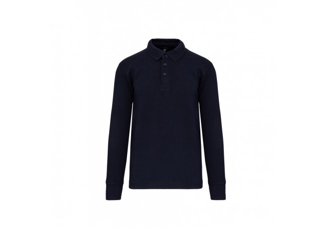 SWEAT MOLLETON COL POLO